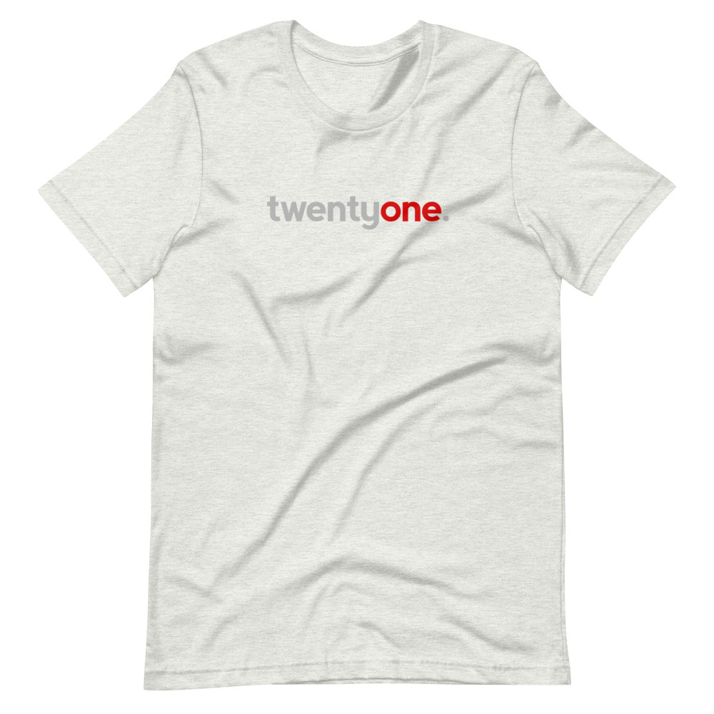 21st Birthday T-Shirt Twentyone - Original Red