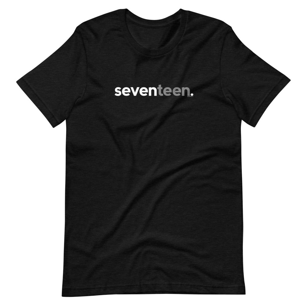 Teens 17th Birthday T-Shirt Seventeen - Original