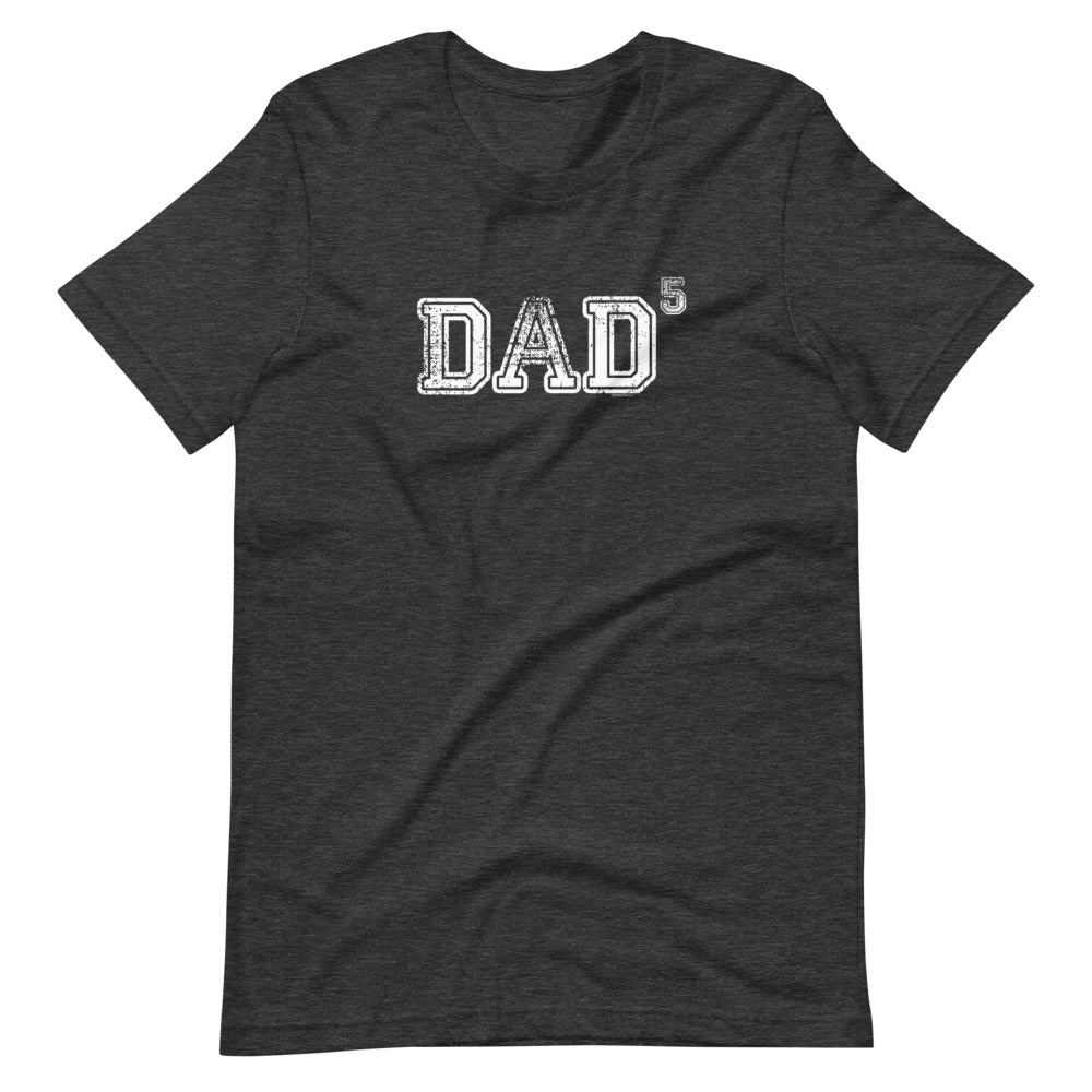 Dad of Five Basic Dad T-Shirt - Exponent