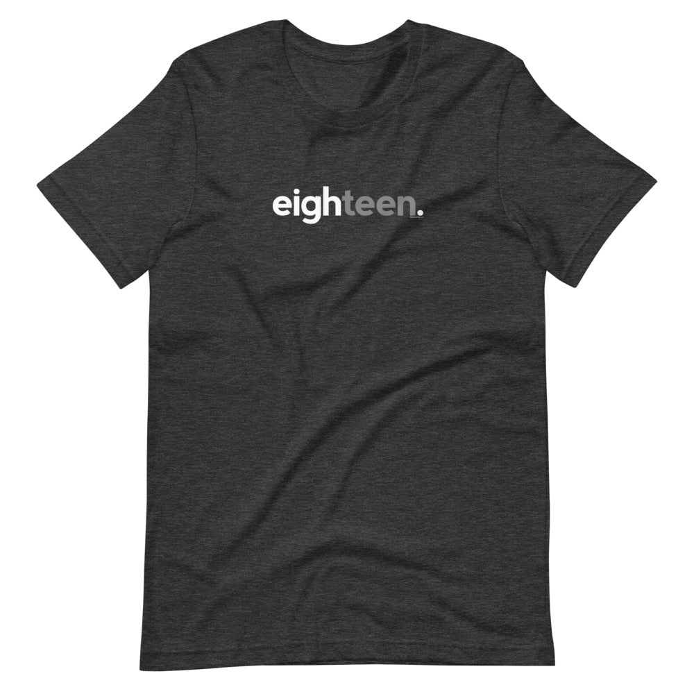 Teens 18th Birthday T-Shirt Eighteen - Original