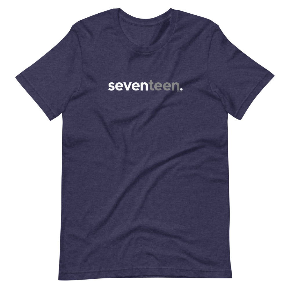 Teens 17th Birthday T-Shirt Seventeen - Original