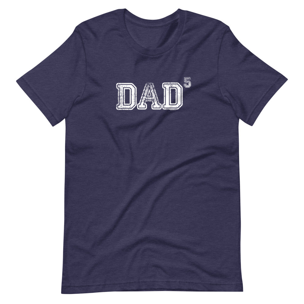 Dad of Five Basic Dad T-Shirt - Exponent