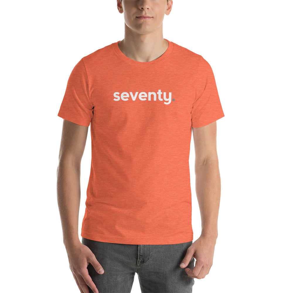 70th Birthday T-Shirt Seventy - Original