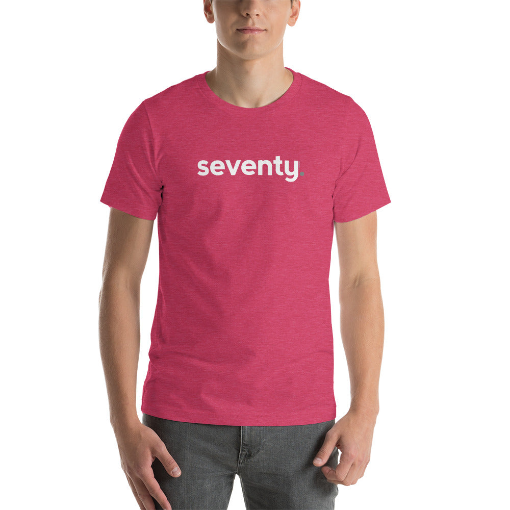 70th Birthday T-Shirt Seventy - Original