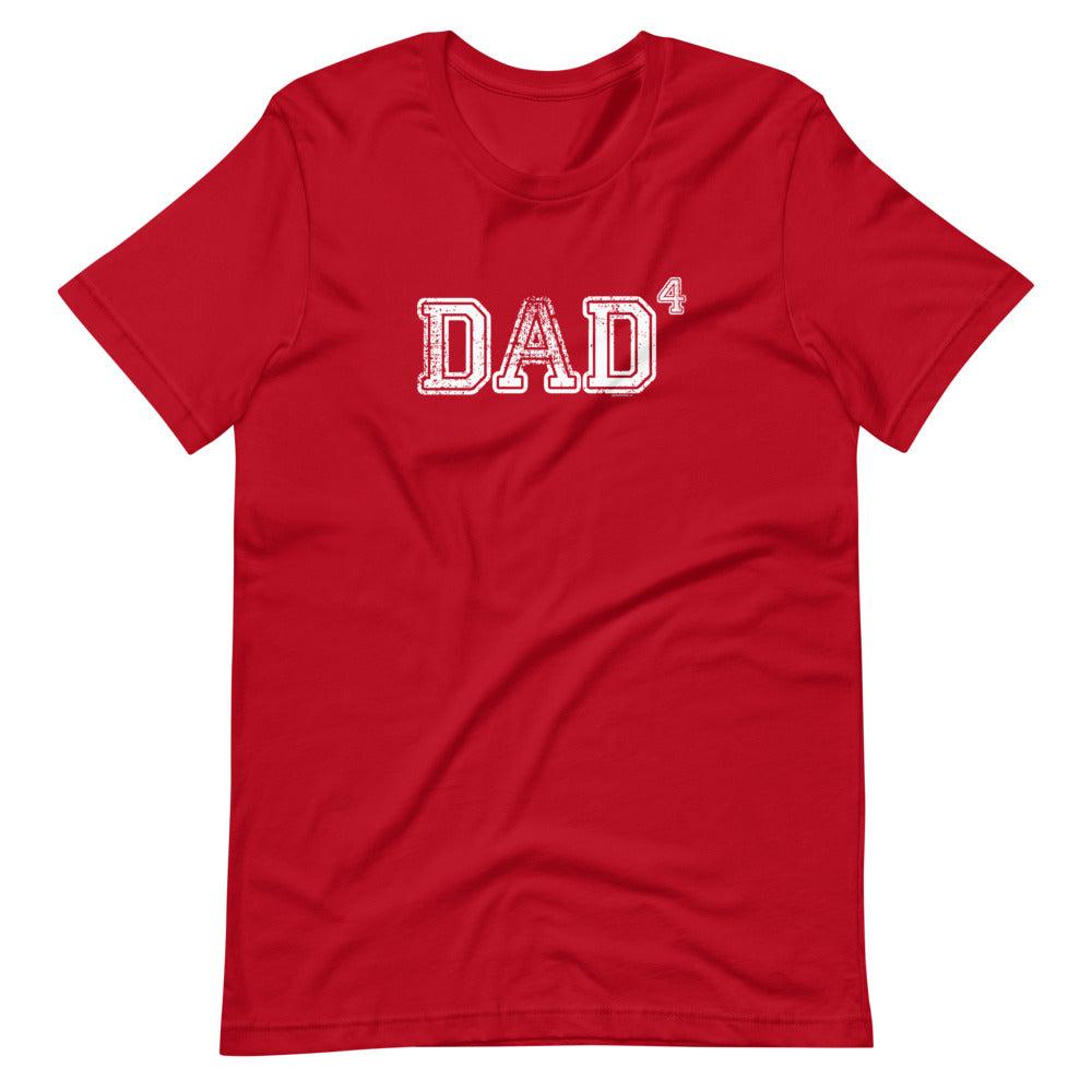 Dad of Four Basic Dad T-Shirt - Exponent