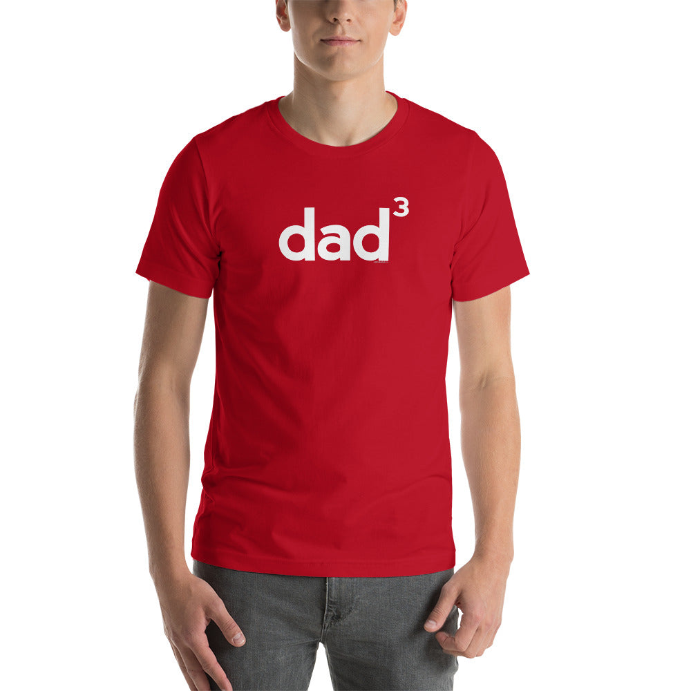 Dad of Three Basic Dad T-Shirt Lower Case - Exponent